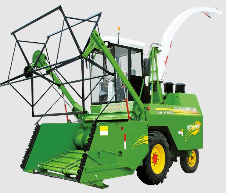 Self-propelled green forage harvester, corn straw green harvester