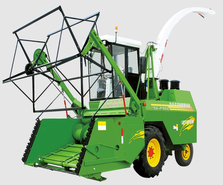 Self-propelled green forage harvester